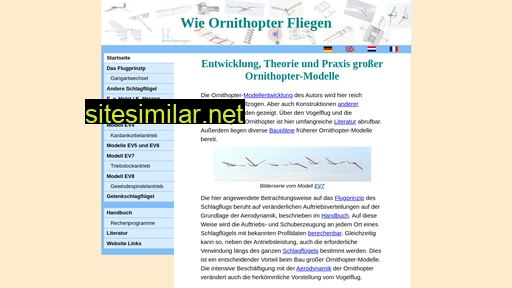 ornithopter.de alternative sites
