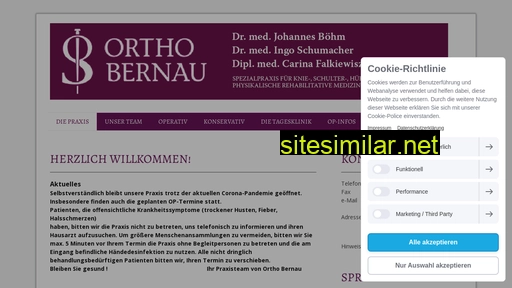 ortho-bernau.de alternative sites