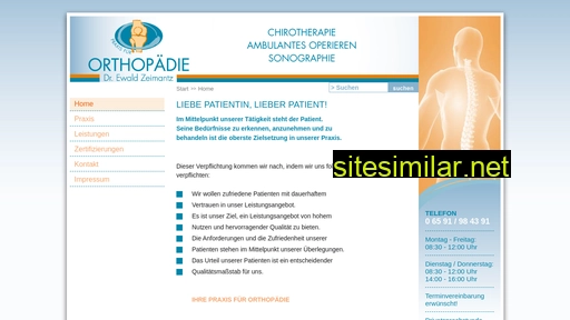 orthopaedie-zeimantz.de alternative sites