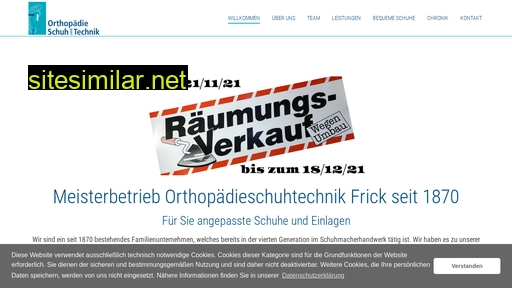 orthopaedieschuhtechnik-frick.de alternative sites