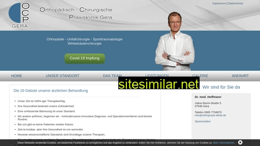 orthopraxis-klinik.de alternative sites