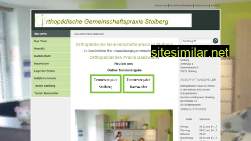 orthozentrum-stolberg.de alternative sites