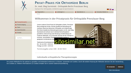 orthopaedie-prenzlauerberg.de alternative sites