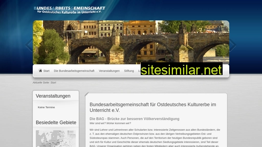 ostdeutsches-kulturerbe.de alternative sites