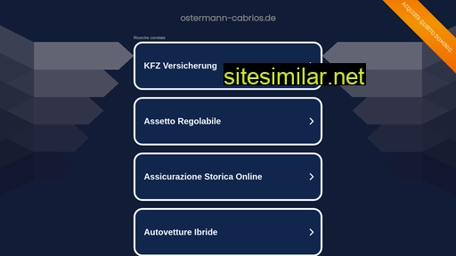 Ostermann-cabrios similar sites