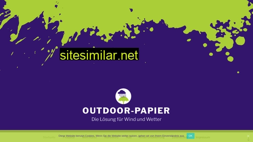 outdoor-papier.de alternative sites