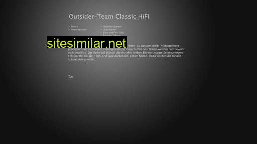Outsider-team similar sites