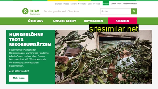 oxfam.de alternative sites