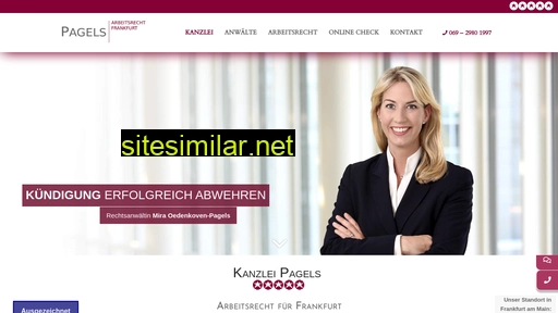 pagels-arbeitsrecht-frankfurt.de alternative sites