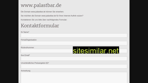 palastbar.de alternative sites