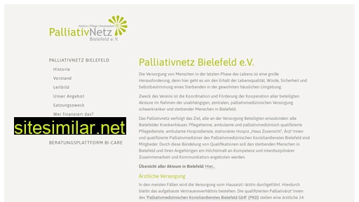 palliativnetz-bielefeld.de alternative sites