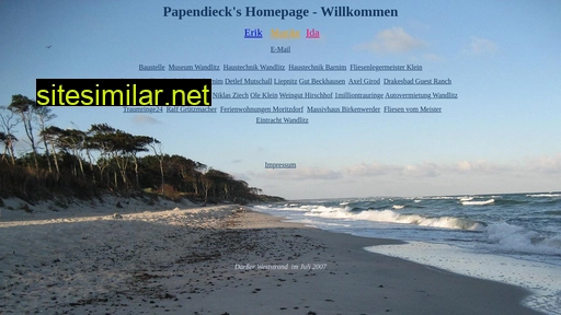 papendieck.de alternative sites