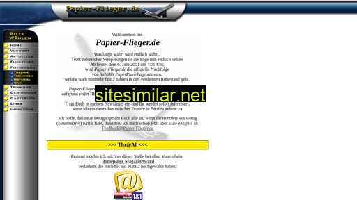 papier-flieger.de alternative sites