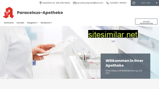 paracelsus-apotheke-berlin.de alternative sites