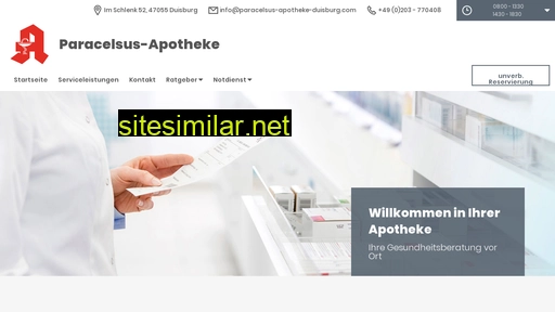 paracelsus-apotheke-duisburg-app.de alternative sites