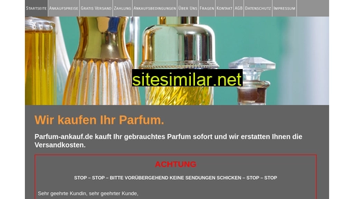 Parfum-ankauf similar sites