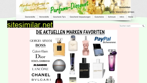 parfume-discount.de alternative sites