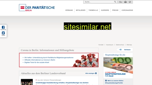 paritaet-berlin.de alternative sites