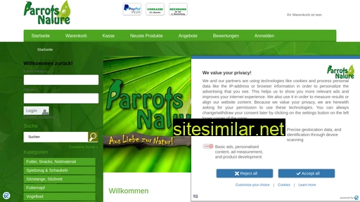 parrotsnature.de alternative sites