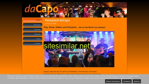 partyband-dacapo.de alternative sites