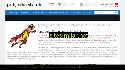party-deko-shop.de alternative sites