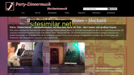 party-dinnermusik.de alternative sites