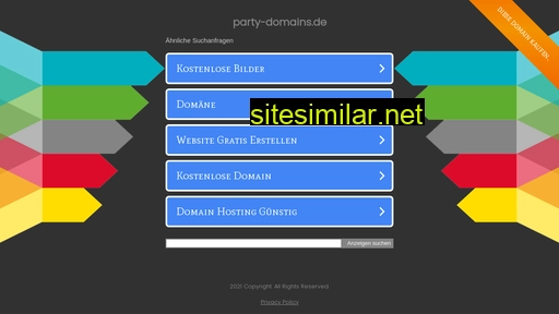 Party-domains similar sites