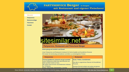 Partyservice-berger-gorgast similar sites
