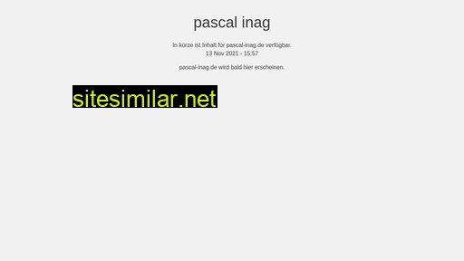 pascal-inag.de alternative sites