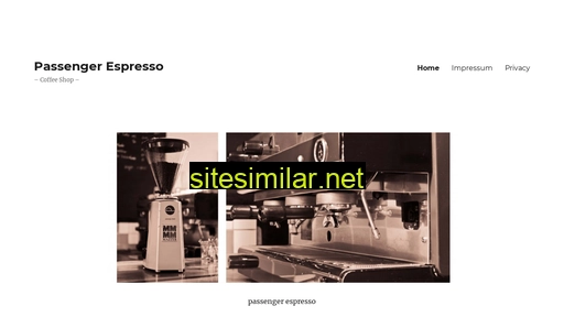 passenger-espresso.de alternative sites