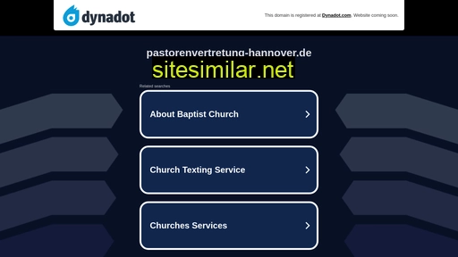 pastorenvertretung-hannover.de alternative sites