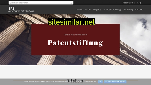 Patentstiftung similar sites