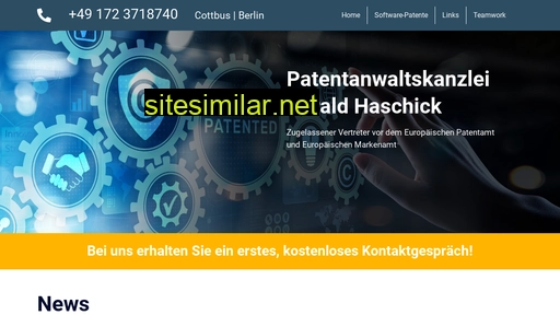 patentanwalt-haschick.de alternative sites