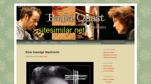 Paula-quast similar sites
