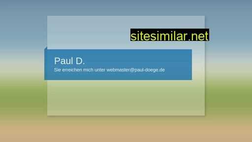 Paul-doege similar sites