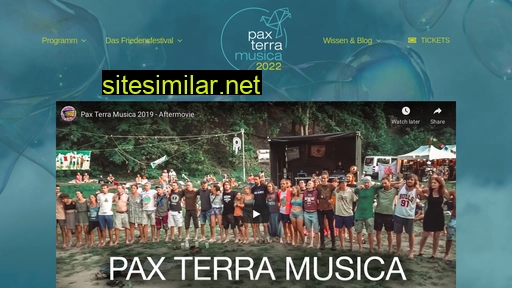 Pax-terra-musica similar sites