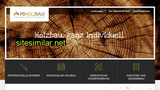 pb-holzbau.de alternative sites