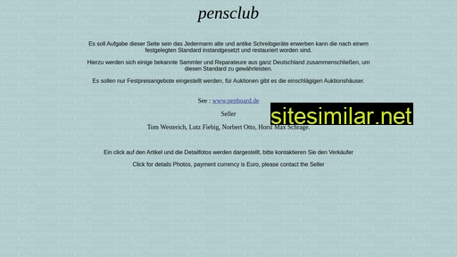 pensclub.de alternative sites