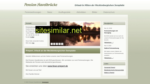 pension-havelbruecke.de alternative sites