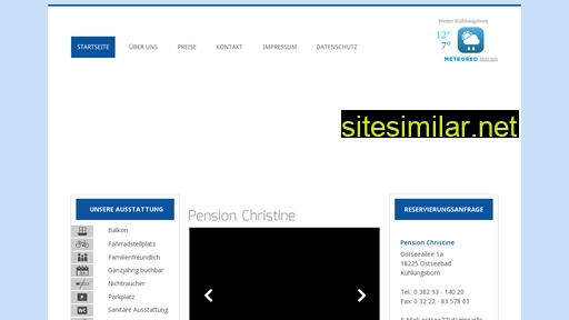 pensionchristine.de alternative sites