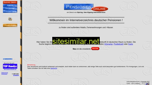 pensionen-online.de alternative sites