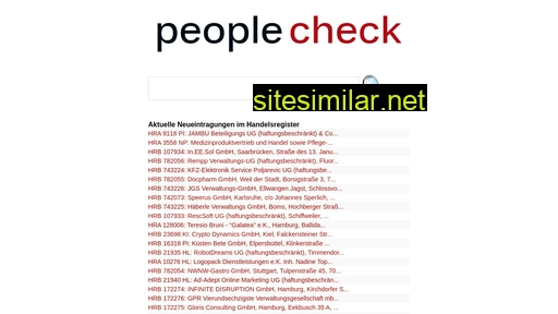 Peoplecheck similar sites