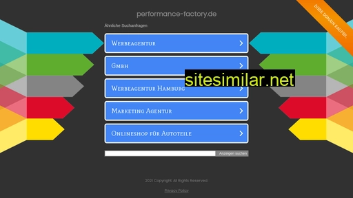 performance-factory.de alternative sites
