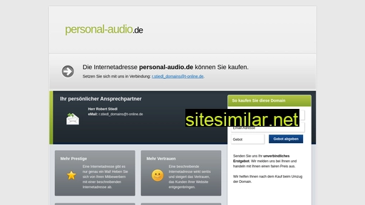 personal-audio.de alternative sites