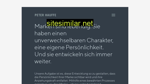 Peterhauffe similar sites