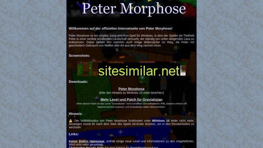petermorphose.de alternative sites