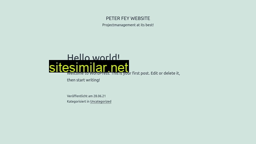 Peter-fey similar sites