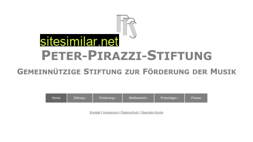 peter-pirazzi-stiftung.de alternative sites