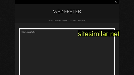 Peters-weinladen similar sites