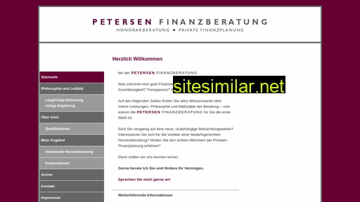 petersenfinanz.de alternative sites